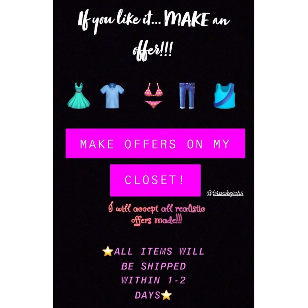 MAKE AN OFFER⭐️⭐️⭐️⭐️⭐️
